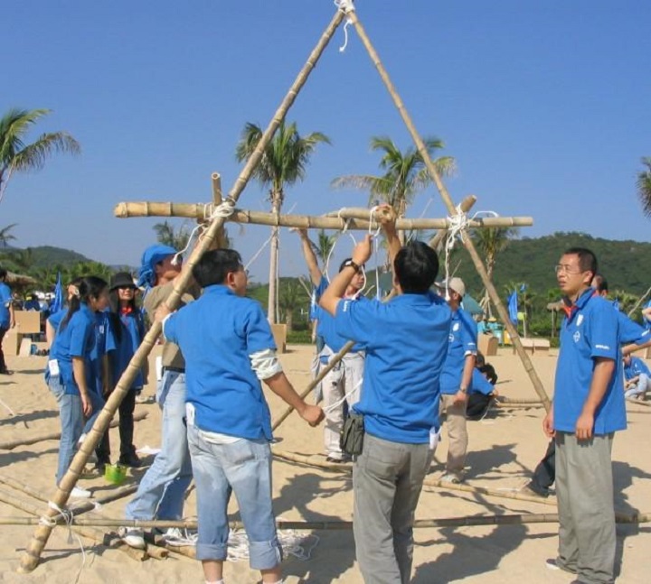 少数人参加拓展培训时拓展活动该怎么进行?